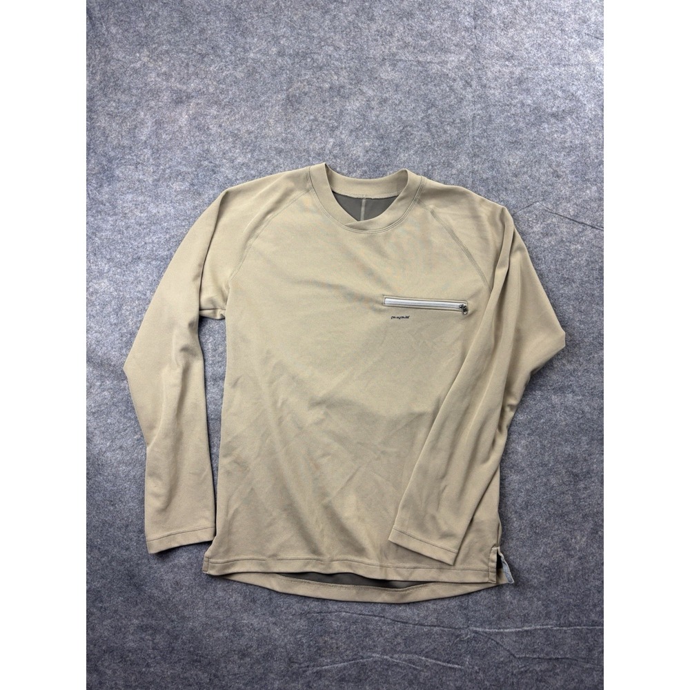 VTG 00'S Patagonia Beige Breathable Long Sleeve Shirt Men's M Fishing Hiking SEE